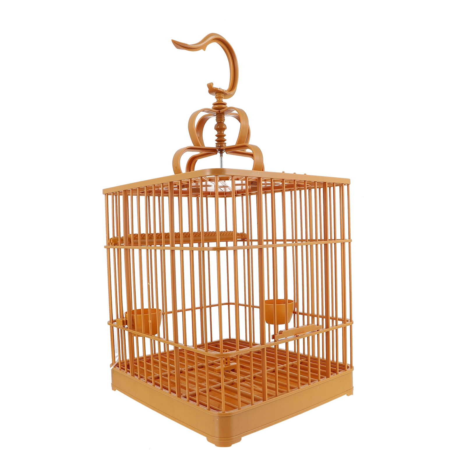 ROSENICE 1 Set Cockatiel Parrot Cage Plastic Bird Cage with Bottom Tray ...