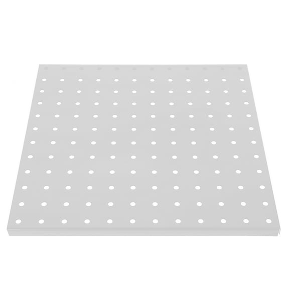 ROSENICE 1 Set Iron Pegboard Panel Display for Home Storage 12X12X0.5in