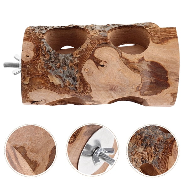 ROSENICE 1 Set Natural Chewing Playthings Swing Platform for Small Animals Assorted Color 5.04X3.00X2.76in