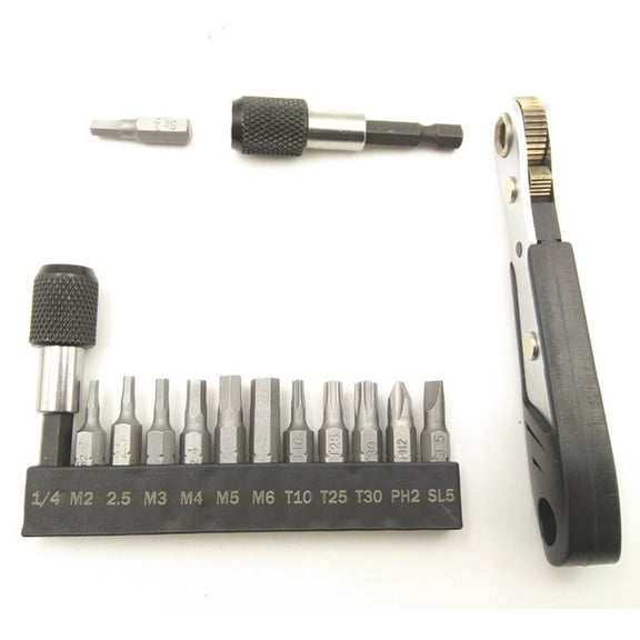 ROSENICE 1 Set of Bike Repair Tool Kit EVA Silver for Home Use Maintenance