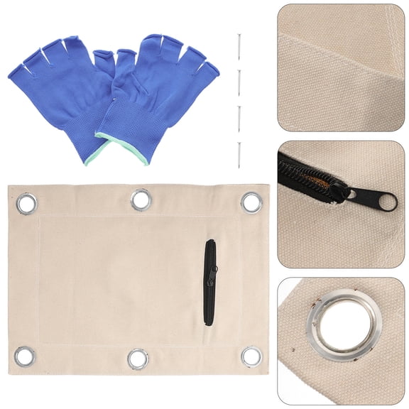 ROSENICE 1 Set of Wall Punching Boxing Pad Canvas Training Impact Absorption for Indoor Training