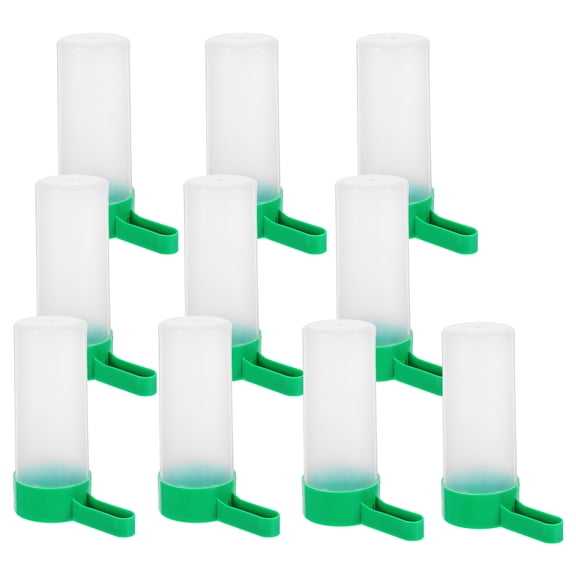 ROSENICE 10 PCS Bird Feeder Birdie for Cages Birds Portable