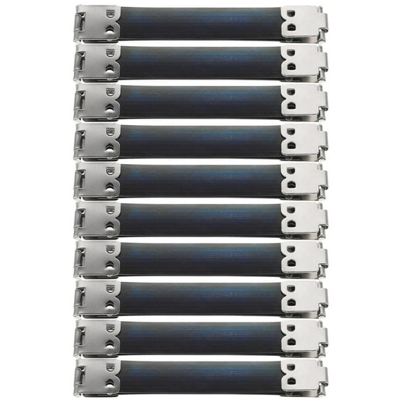 ROSENICE 10 PCS Gold Bars Flex Frames Flex Frame Clasp Sewing Handbag Flex Frame Practical Purse Flex Frame Size 3