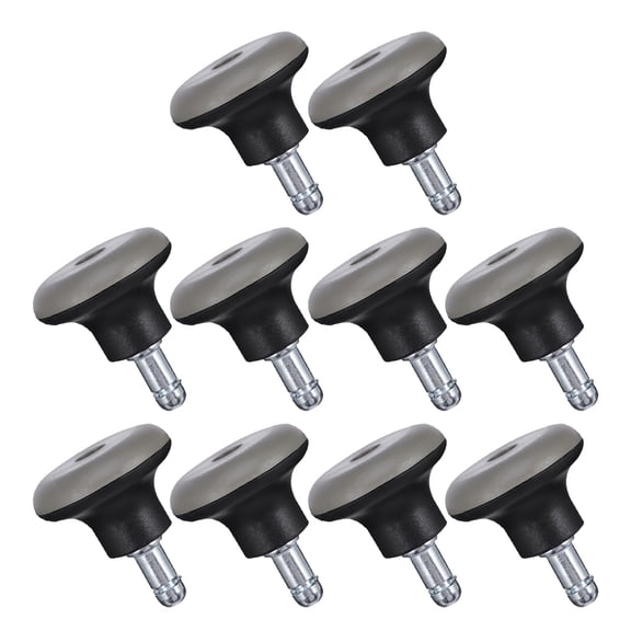 ROSENICE  10 Pcs Adjustable Office Chair Mat Wheel Desk Wheels Leg Cups Fixing