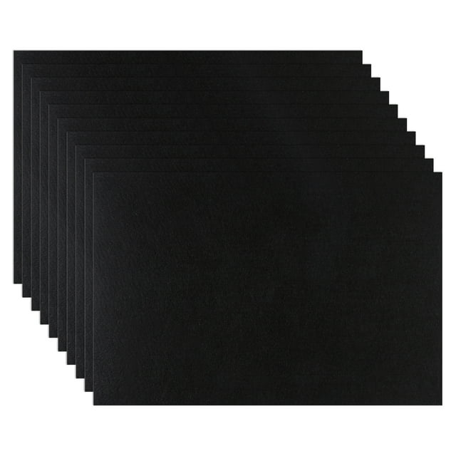 ROSENICE 10 Sheets Blank Kraft Paper SelfAdhesive Felt Sheets Multi