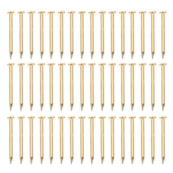 ROSENICE Furniture Tacks Nails Brass Nails Pure Brass Furniture Chinese Archaize 100 Pcs
