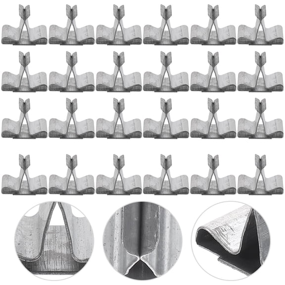 ROSENICE 100 Pcs Wick Holders for Candle Making Reusable Crafting Supplies