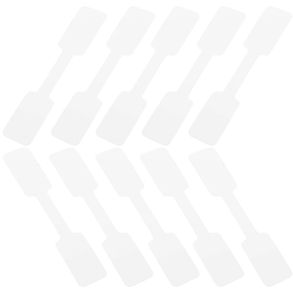 ROSENICE 100Pcs Jewelry Price Tags Removable Adhesive Labels for Retail Square Head 2.36X0.47X0.04in