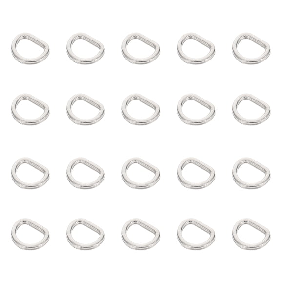 ROSENICE 100Pcs Tiny Buttons Silver Alloy for Doll and Sewing Projects