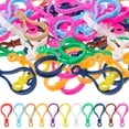 thumbnail image 1 of ROSENICE 100pcs Lanyard Hook Snap Hook DIY Lobster Clasp for Key Ring Accessories, 1 of 8