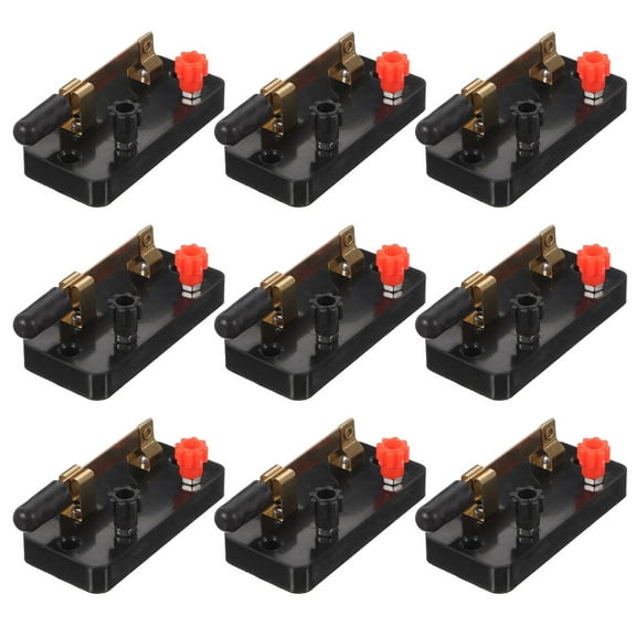 ROSENICE 10Pack Single Pole Single Throw Switch for Electricity Experiments in Classroom and Laboratory Settings
