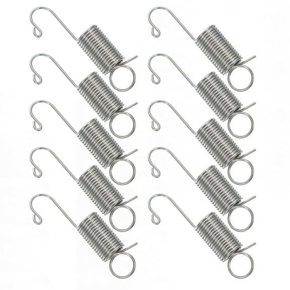 ROSENICE 10Pack Spring Gate Latch Stainless Steel Iron Frame for Advertising Display Outdoor Use 1.97X0.79X0.39In