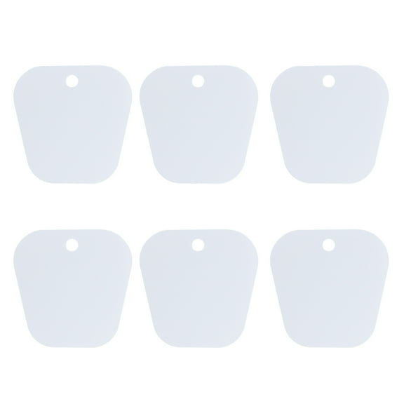 ROSENICE 10Pcs 14 Inches Shoe Stretcher Brace Boot Holder Fixed Shoe Shape Hanging Stretcher White