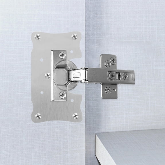 ROSENICE 10Pcs Furniture Repair Hinge Replacement Repair Board 3.54X1.97X0.20in