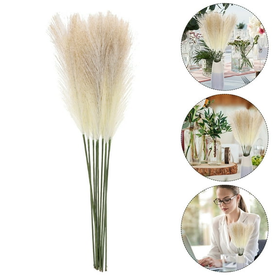 ROSENICE 10pcs Decorative Dried Flower Artificial Flowers for Decoration Holiday Decor