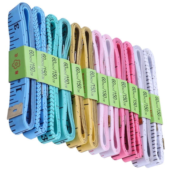 ROSENICE 12 Pcs Cloth Tape Measure Measuring for Sewing Measurements