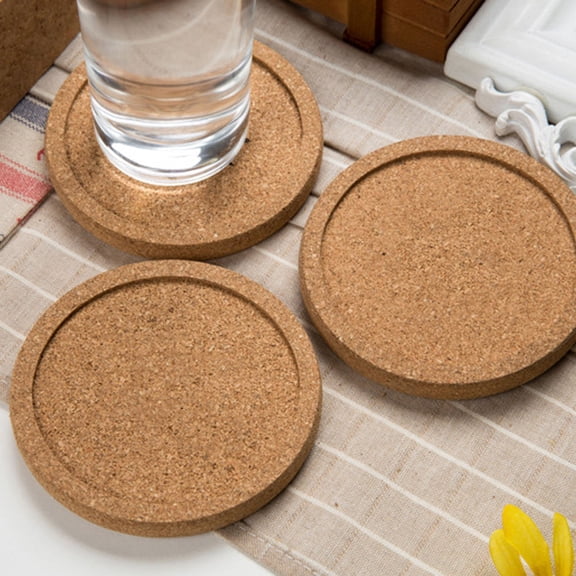 ROSENICE 12 Pcs Trivets Cup Coasters Cork Drink