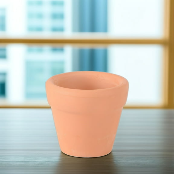 ROSENICE 12Pcs 3x3cm Small Mini Terracotta Pot Clay Ceramic Pottery Planter Cactus Flower Pots Succulent Nursery Pots Great for Plants Crafts Wedding Favor