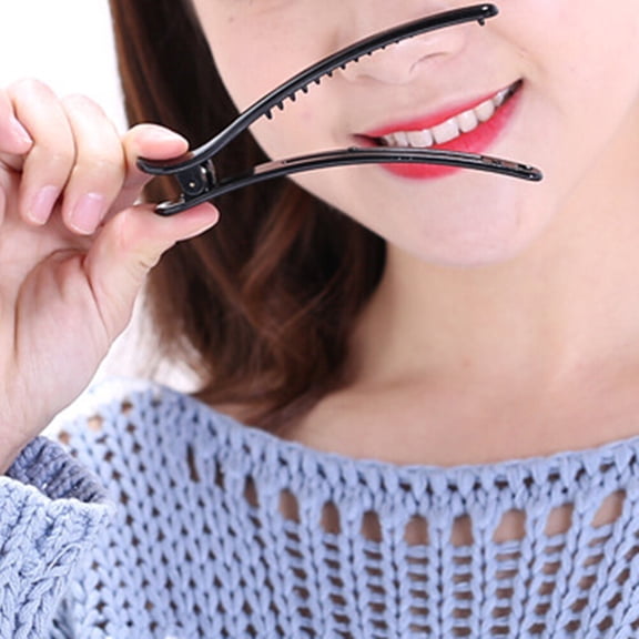 ROSENICE 12Pcs Black Hair Clip For Girls And Women Daily Use