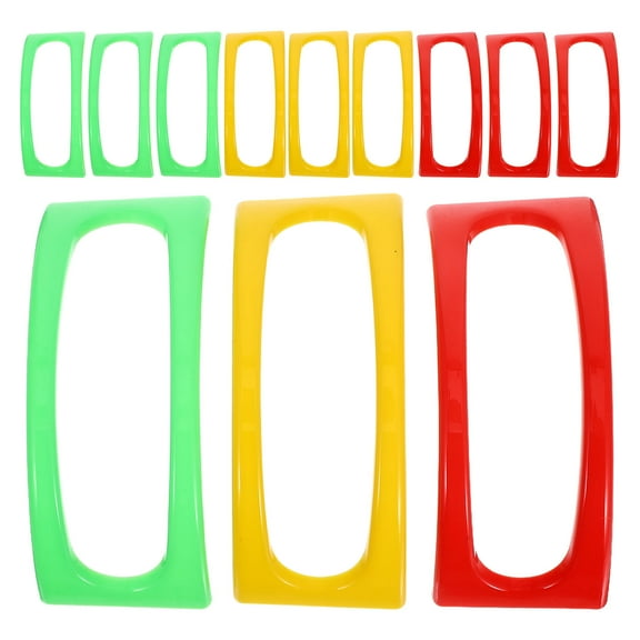 ROSENICE 12Pcs Taco Holder Stand Plastic Multifunctional Design Compact Sleek Kitchen Use