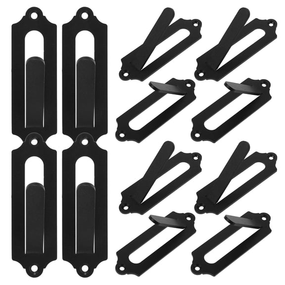 ROSENICE 12Set Deer Rack Mounts Skull Wall Hooks Steel Construction for Homeowners Decor
