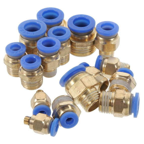 ROSENICE 16Pcs Copper Air Hose Connector Ensuring No Air Leakage for ...