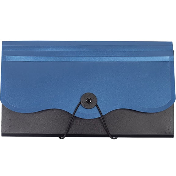 ROSENICE 1Pack Blue File Organizer for Document Storage 10.22X5.70X0.90in