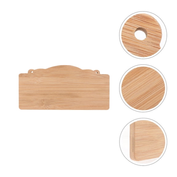 ROSENICE 1Pack Crafting Blanks for DIY Projects Chocolate Rectangular 25.00X12.50X0.35in Unfinished Composite