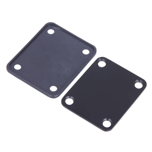ROSENICE 1Pack Electric Guitar Neck Spacer Plate for Precision Guitars Chrome Plastic