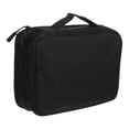 thumbnail image 1 of ROSENICE 1Pack Multi-Functional Portable Electronic Storage Bag Rectangular Shape Black Organizer Case 11.6x6.5x3.5in, 1 of 8