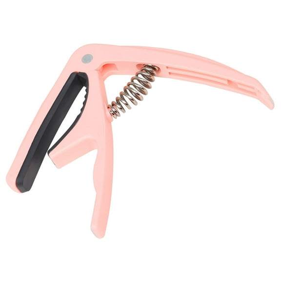 ROSENICE 1Pack Pink Capo for Acoustic Guitar and Ukulele Tuning Tool with Metal and ABS Material