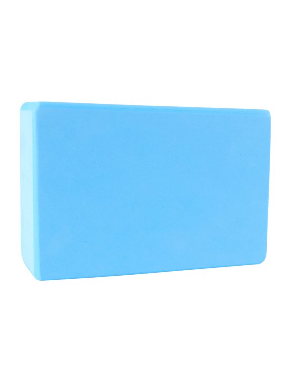 1Pack Sky-Blue EVA Yoga Block for Anti-Slip and Yoga Assistance 9x5.9x3 In