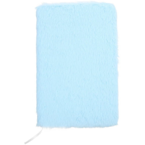 ROSENICE 1Pack Sky-Blue Plush Journals for Students Writing and Diary Keeping