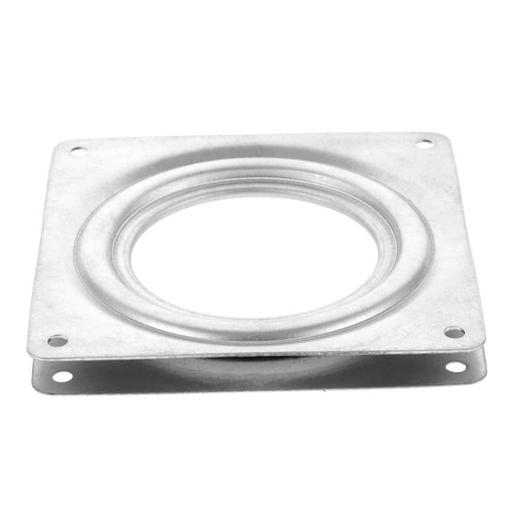 ROSENICE 1Pack Swivel Chair Plate Turntable 12.9x12.9x0.4in Galvanized Plate 360 Degree Rotation For TV Stand