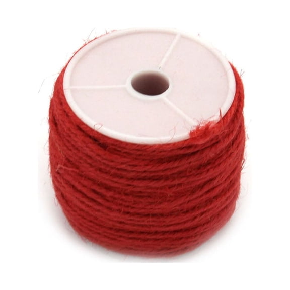 ROSENICE 1Pcs Cord Twine String For Crafts Artisans Sky Blue Red 6x6x0.2Cm 50M