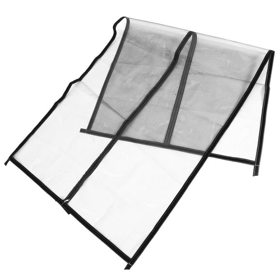 ROSENICE Doors For Pets Cat Screen Door Black Abs 1Set