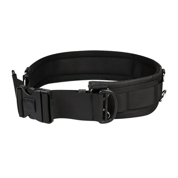 ROSENICE 1Set Camera Waist Belt Black Nylon for Mountaineering and High