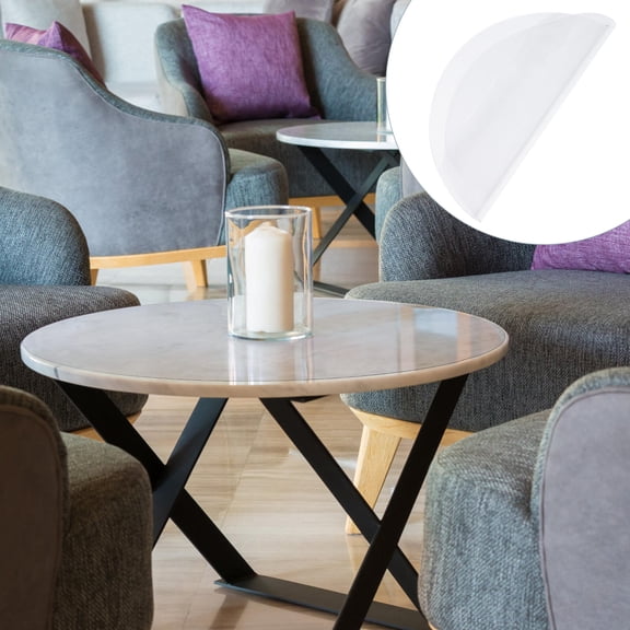 ROSENICE 1Set Clear Tablecloth Waterproof for Furniture Tops in Hotels