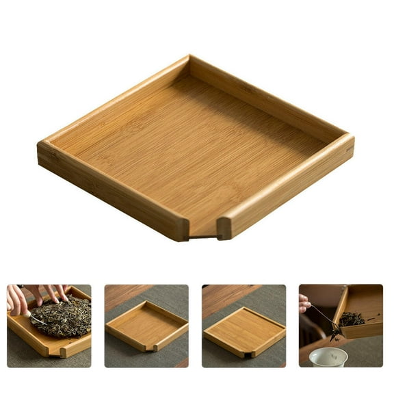 ROSENICE 1Set Decorative Tray Square Shape 24.00X24.00X3.00cm for Home Decoration