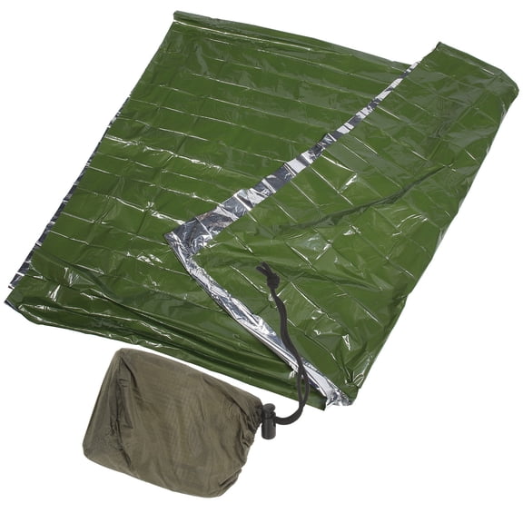 ROSENICE Thermal Insulation Blanket Reusable Windproof Blanket Set 83x51in