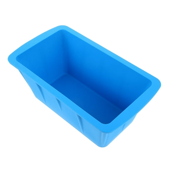 ROSENICE 1Set Large Ice Cube Mold Silicone Forms for Freezer Reusable Tray Blue