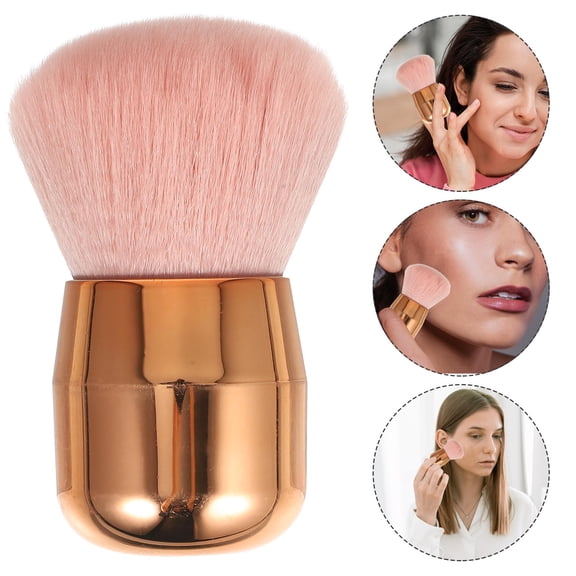 ROSENICE 1Set Makeup Brushes for Women Professional Use Mushroom Head Design 9x3.5Inch Pink Color