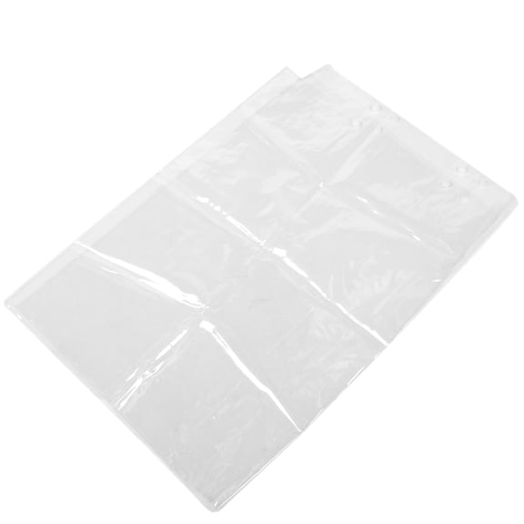 ROSENICE 1Set Map Folder File Bag Thick Transparent Waterproof Material Rectangular Shape Travel Document Folder
