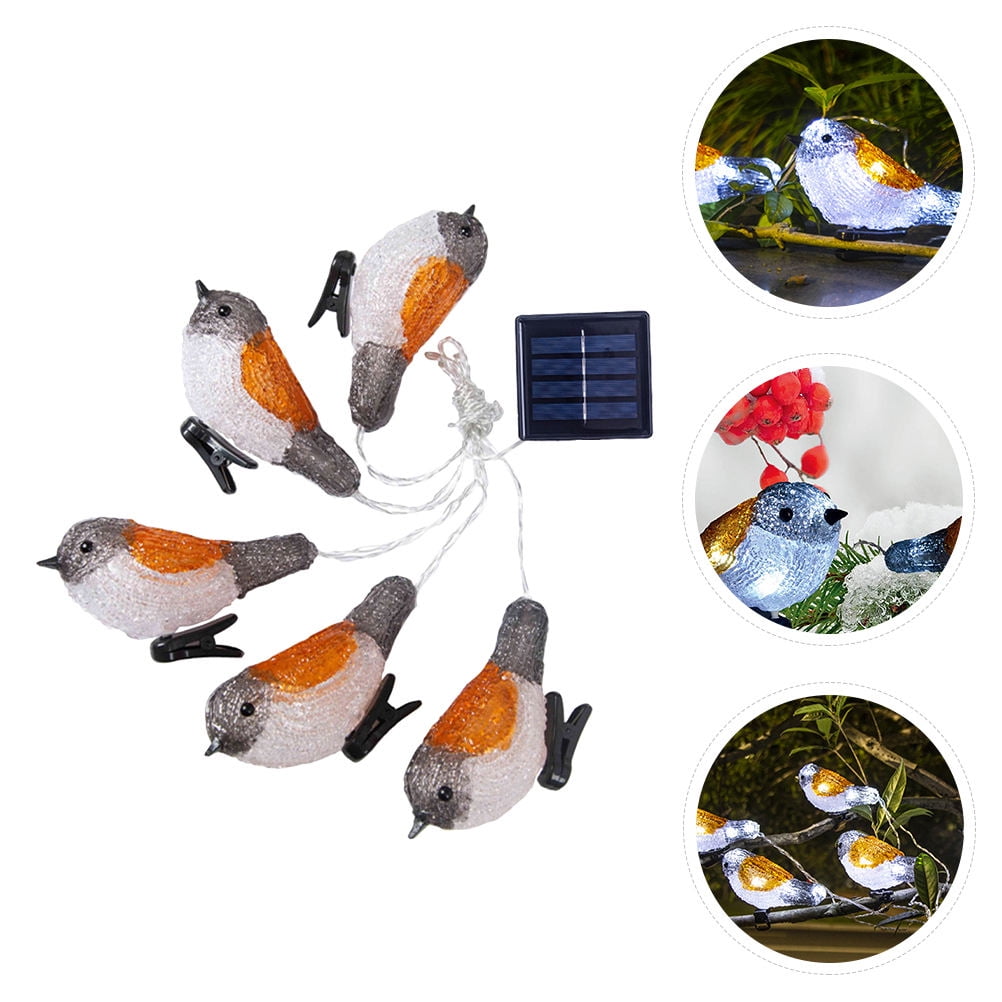 Rebine String ROSENICE 1Set Robin Shaped Light String Acrylic Plastic Yellow White ...