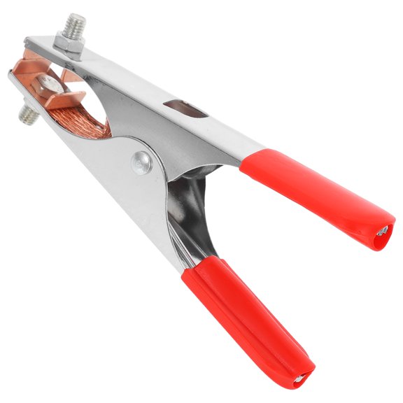 ROSENICE 1Set Welder Ground Clamp Multi Color Iron Copper 17.0x7.8x2.5in for Welding Machine
