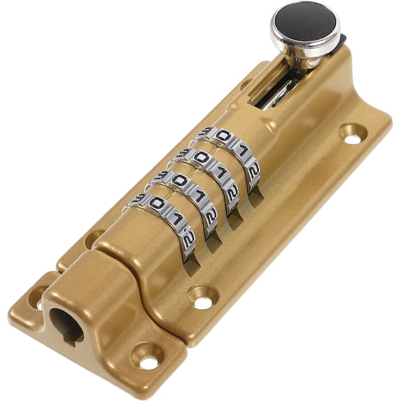 ROSENICE 1Set Zinc Alloy Door Security Latch Slide Bolt Combination Lock for Home Security