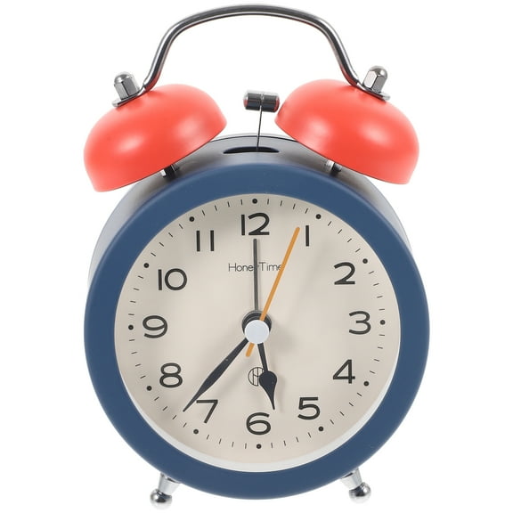 ROSENICE 1pc Chic Alarm Clock Decoration Lovely Style Mute Clock Bedside Desktop Ornament