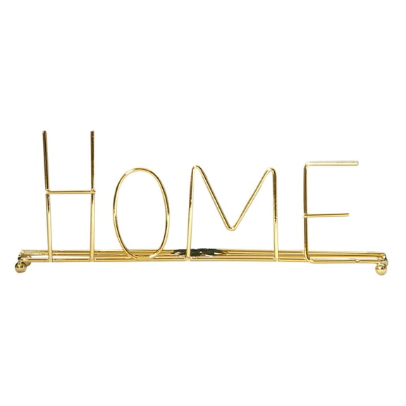 ROSENICE 1pc Home Letter Design Iron Art Craft For Desktop Decor And Sturdy Adornment For And Housewarming Present