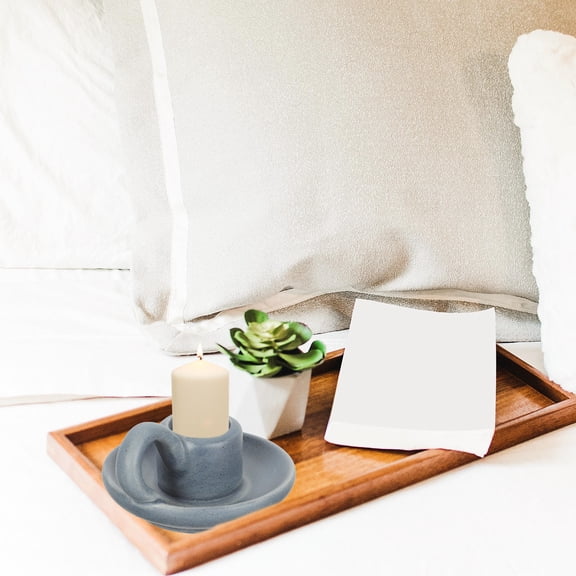 ROSENICE  2 Pcs Decorative Candlestick for Party Ceramic Holder Affordable