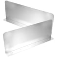 thumbnail image 1 of ROSENICE  2 Pcs Sink Side Splash Guard Baby Splashback Versatile Baffle Design, 1 of 8